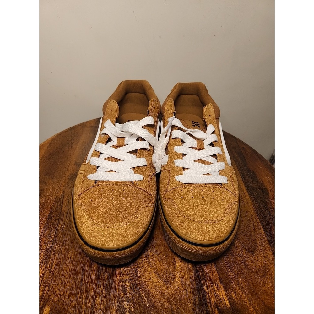 Men's 11.5- VANS Caldrone Casual Suede/Canvas Sneaker - Chipmunk Gum Sole - Picture 3 of 6